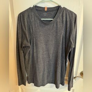 Lunya grey Marino wool long sleeve t-shirt
